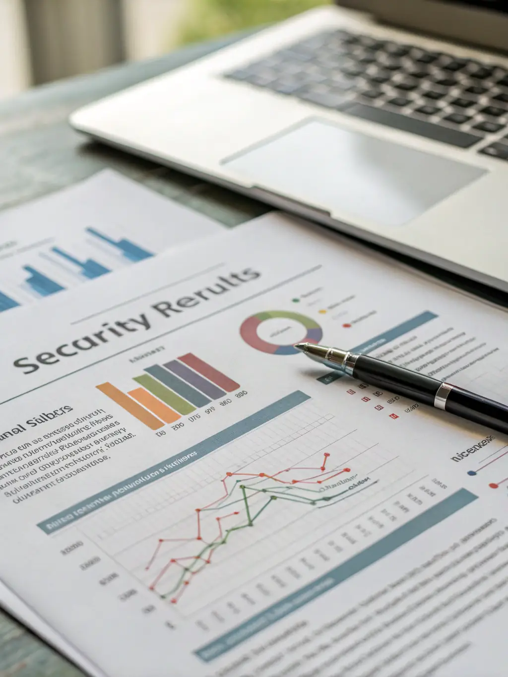 A detailed report showing a comprehensive business review with key performance indicators and strategic recommendations.
